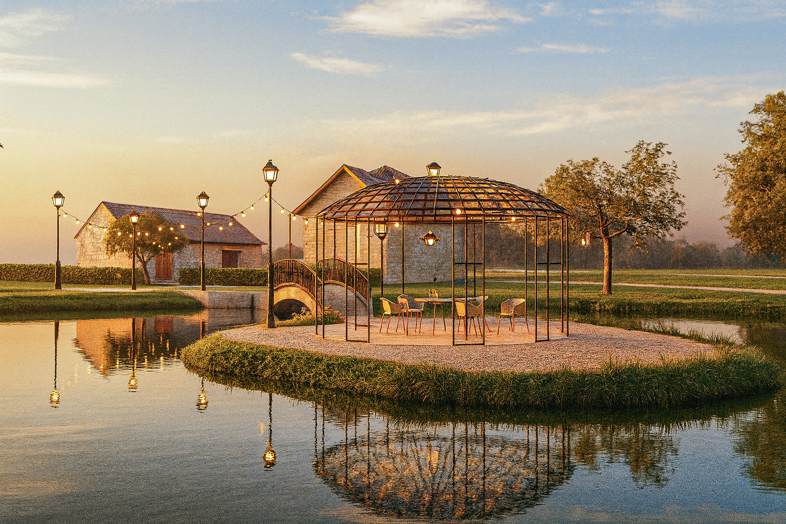 Domaine de Chloé, lieu de mariages, séminaires et réceptions à Cénac et Saint Julien